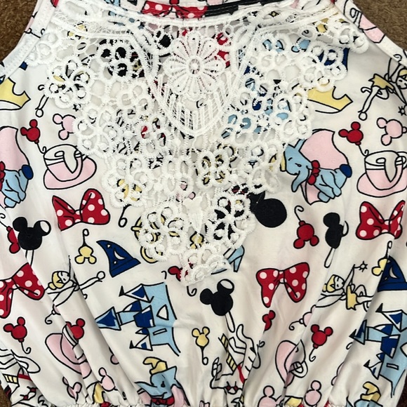 Boutique Style - Girls Disney Themed Romper - Size 3X (8) - Picture 2 of 6